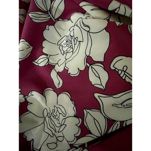 NWT Unique Vintage Pink & Ivory Floral Print Swing Dress XL/14 - Picture 9 of 12